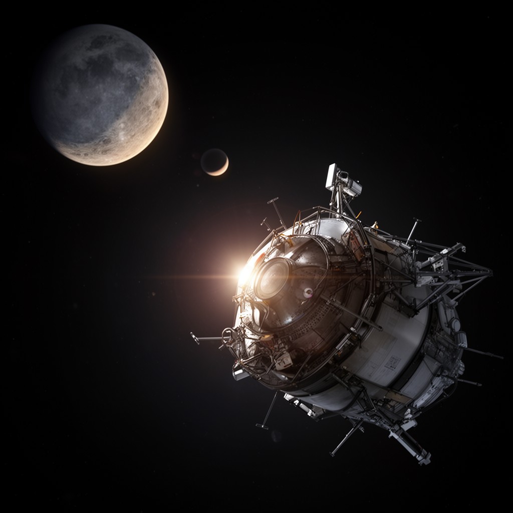AI-generated illustration of Luna 1