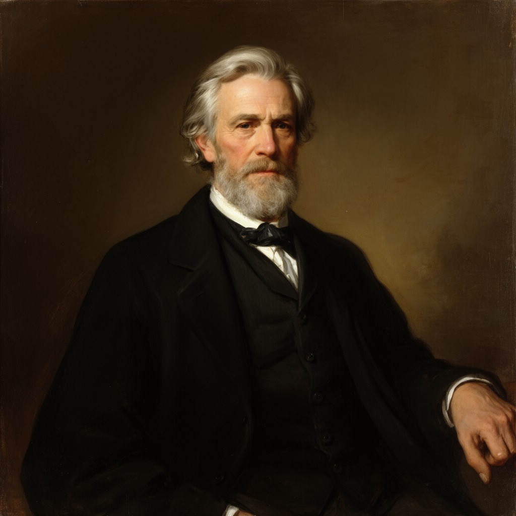 AI-generated illustration of Robert Darwin