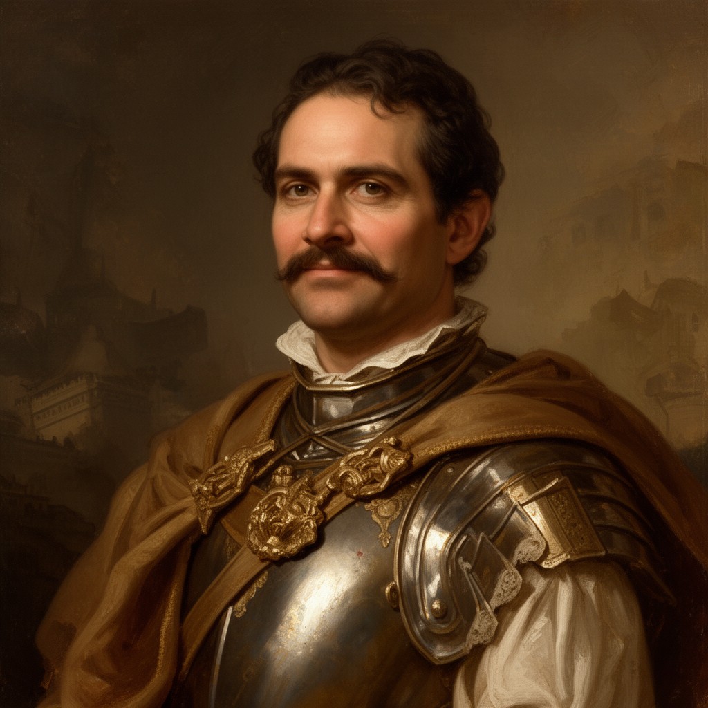 AI-generated illustration of Diego de Almagro