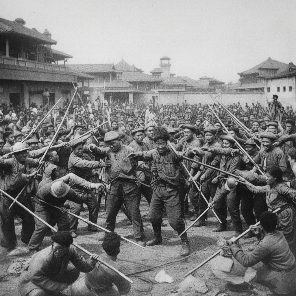AI-generated illustration of Boxer Rebellion