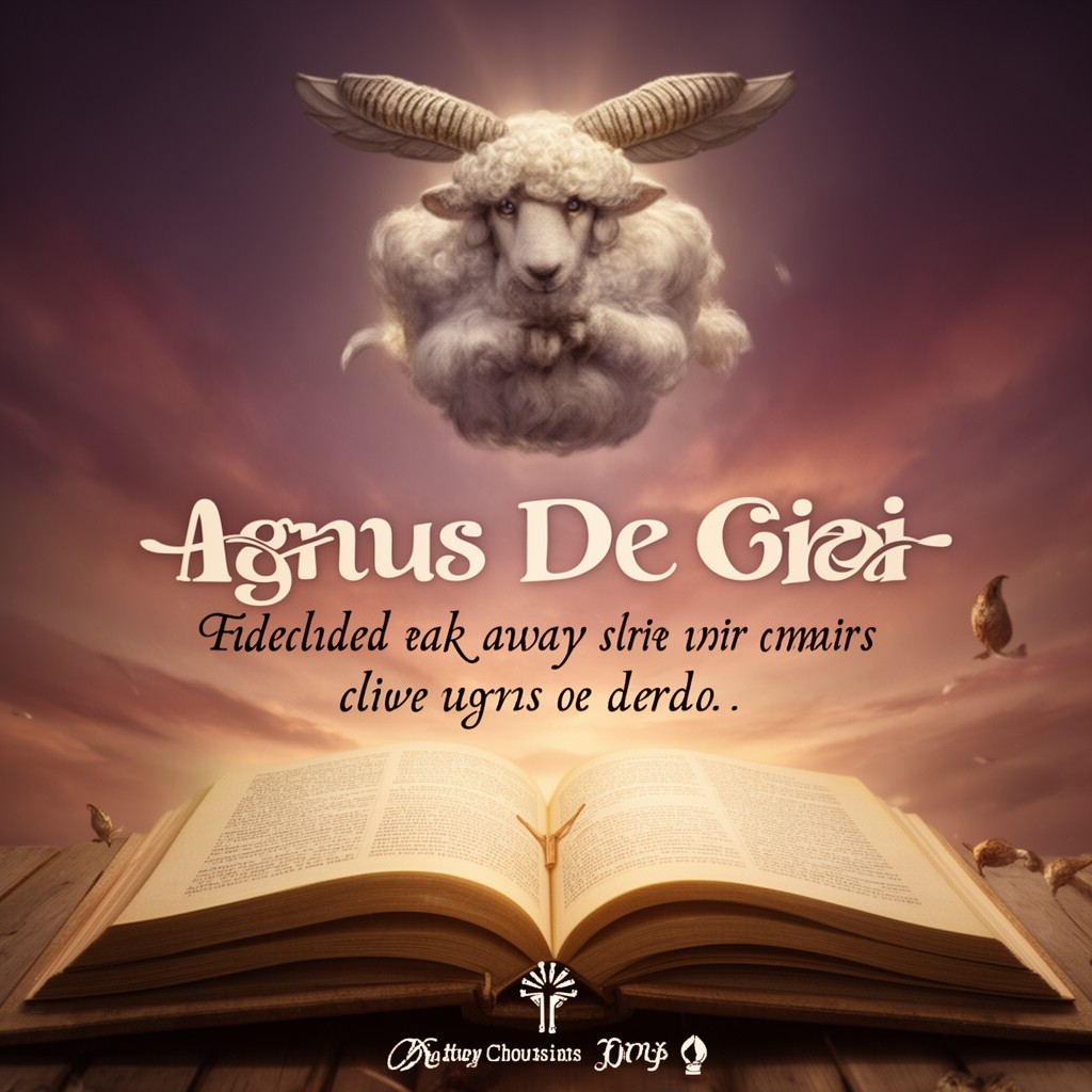 AI-generated illustration of Agnus Dei