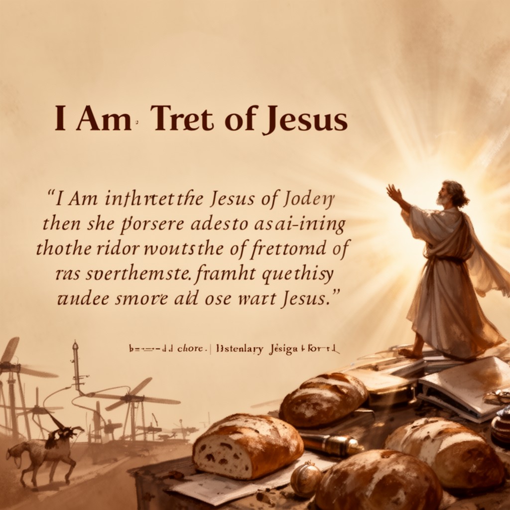 AI-generated illustration of I Am sayings of Jesus