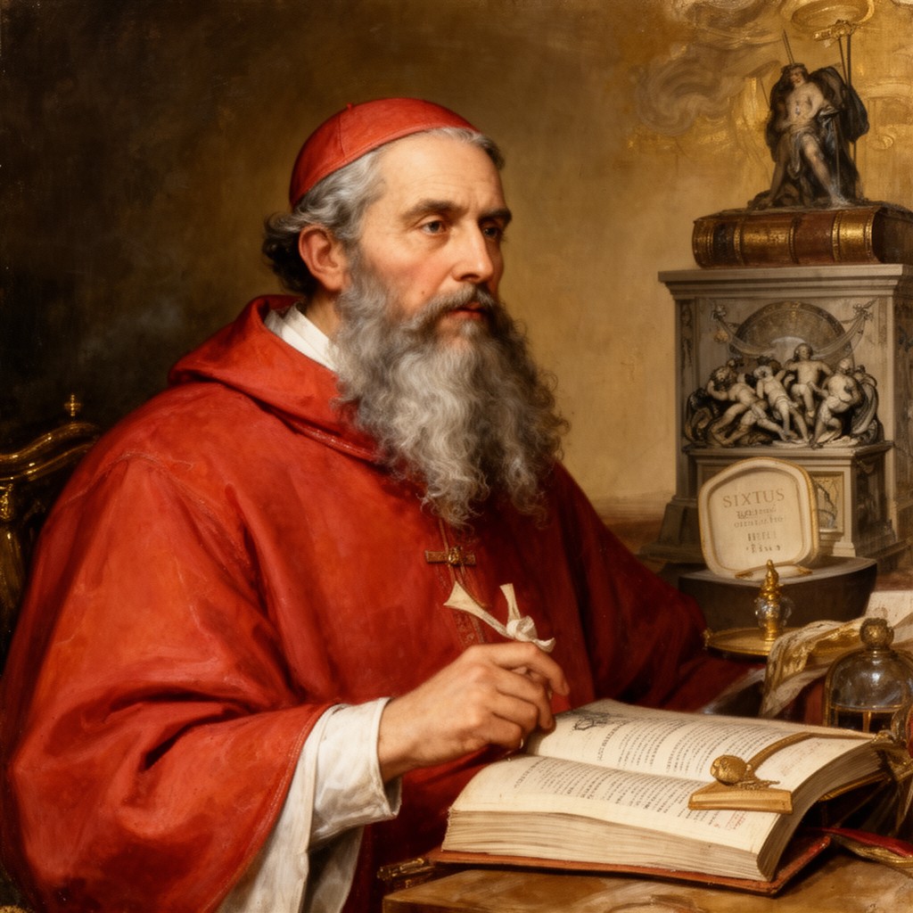 AI-generated illustration of Sixtus V