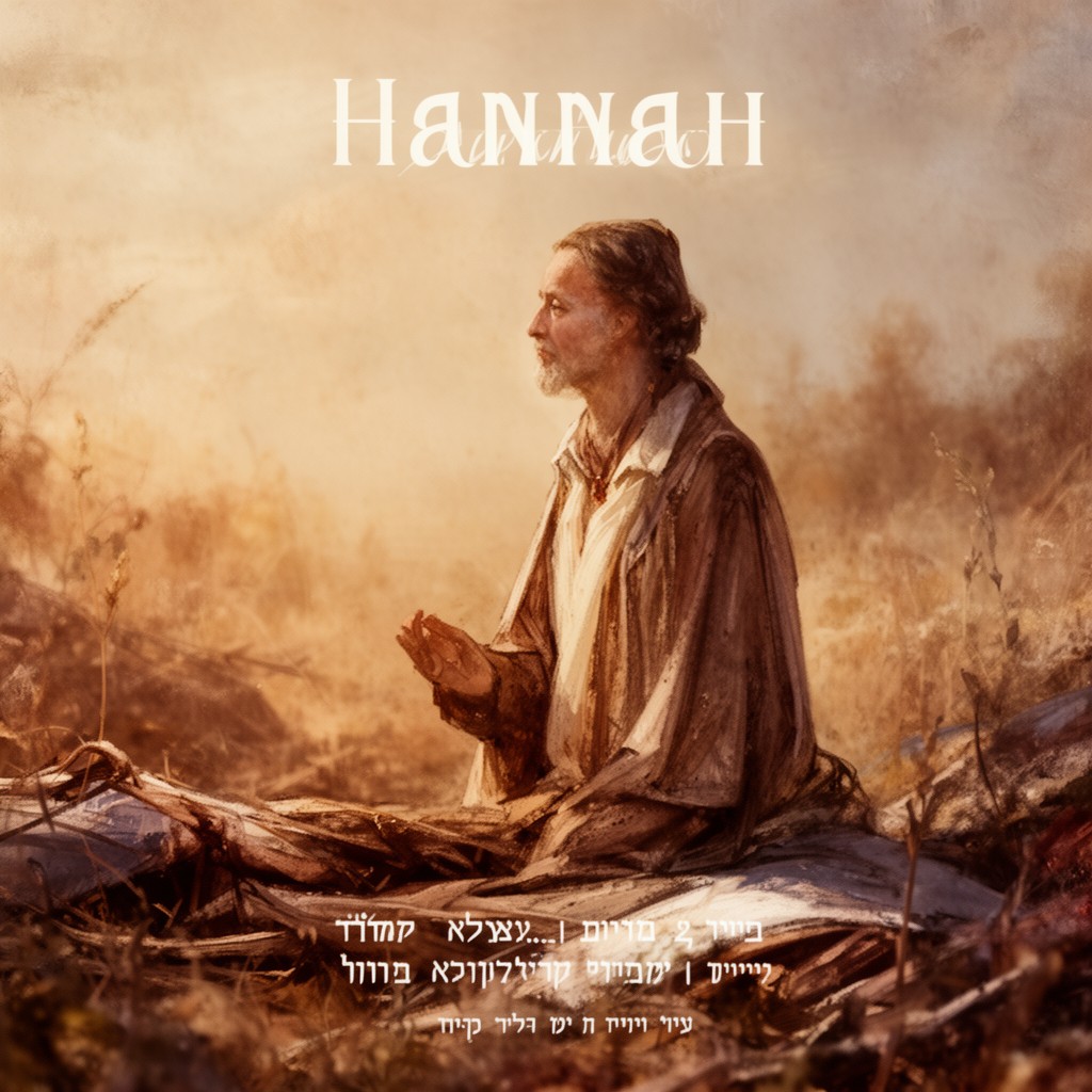 AI-generated illustration of Hannah (traditional Hebrew form)