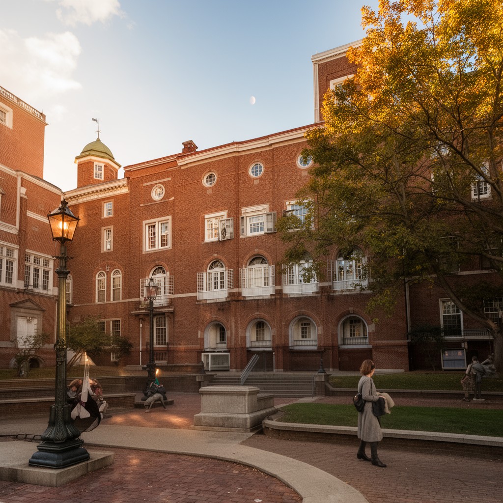AI-generated illustration of Brown University