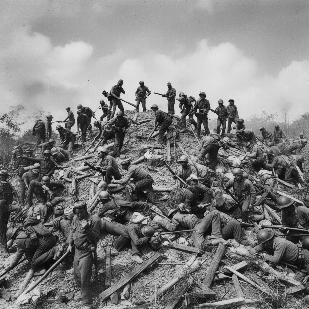 AI-generated illustration of Battle of San Juan Hill