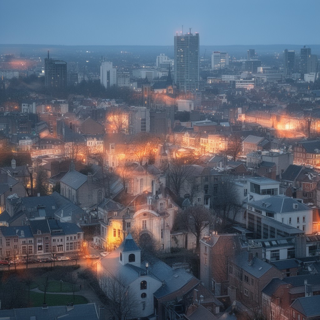 AI-generated illustration of Vilvoorde