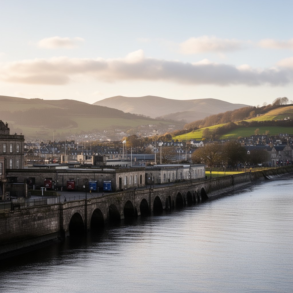 AI-generated illustration of Ayr