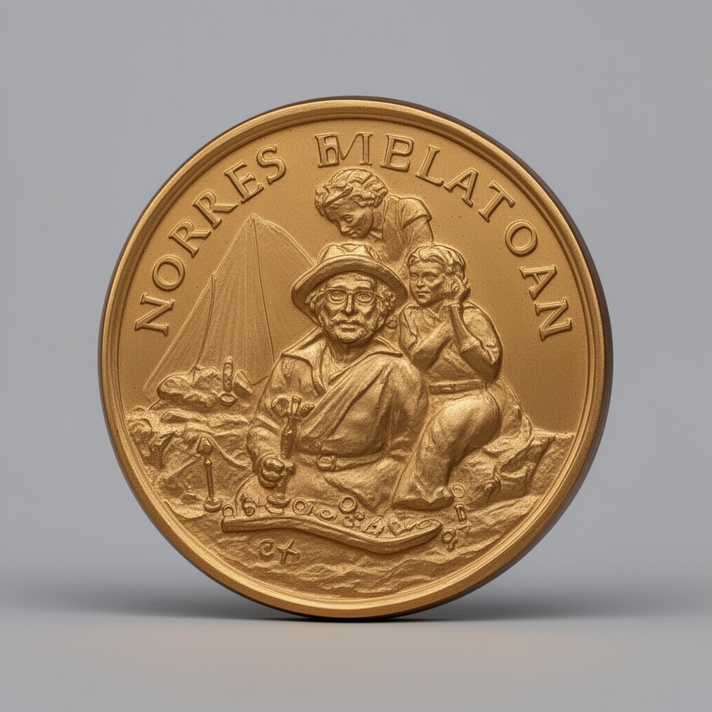 AI-generated illustration of Wollaston Medal