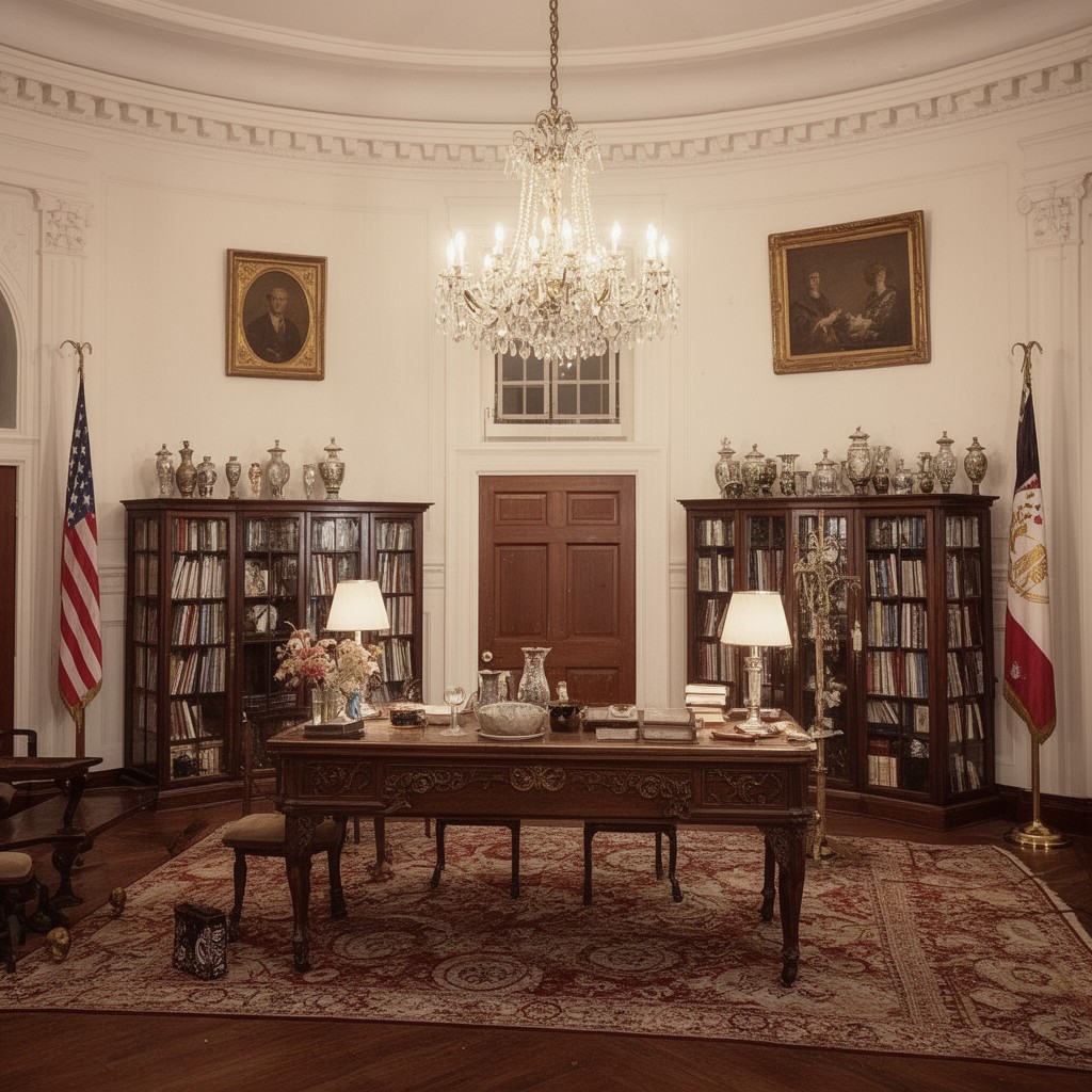 AI-generated illustration of White House Office of the Chief Usher
