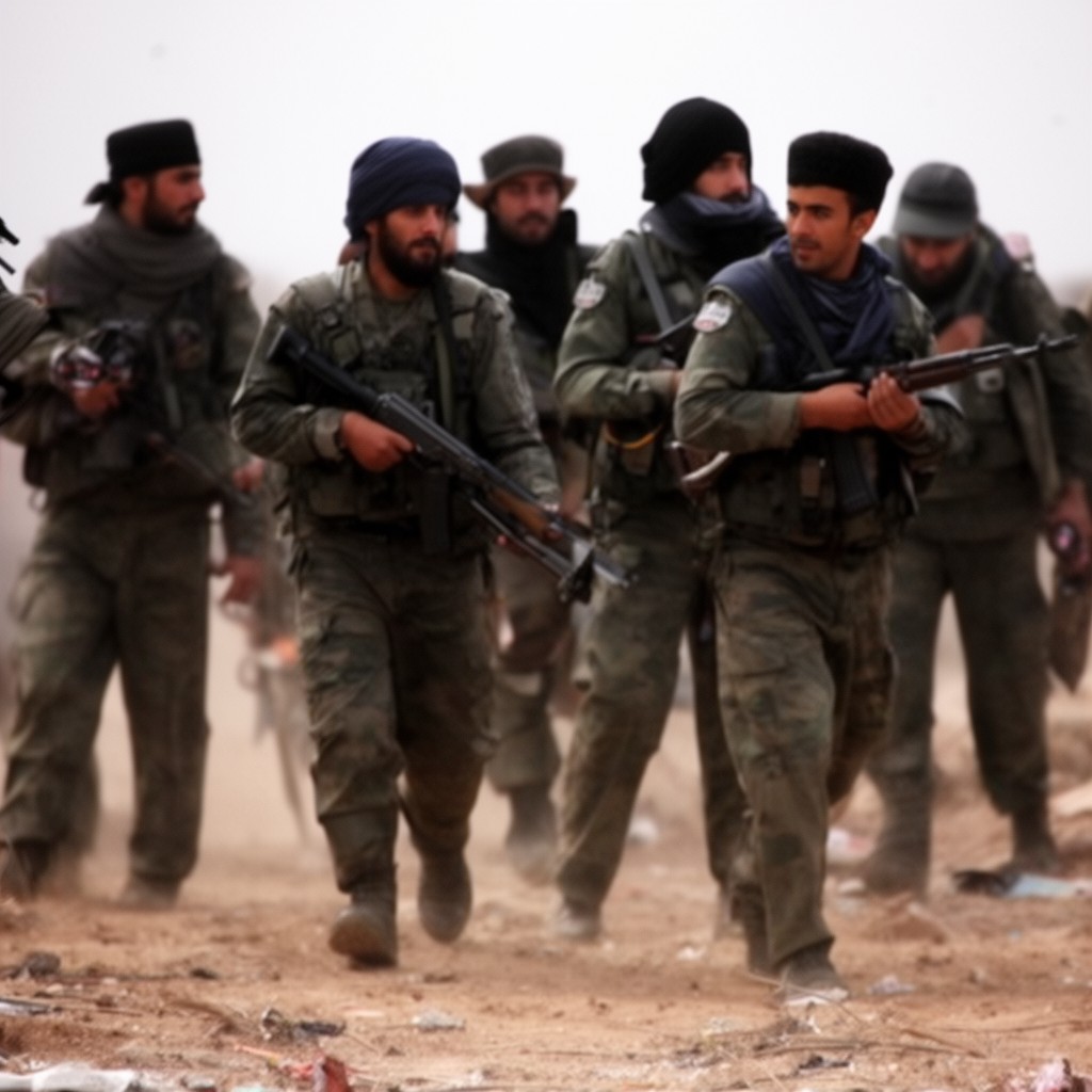 AI-generated illustration of al-Qaeda