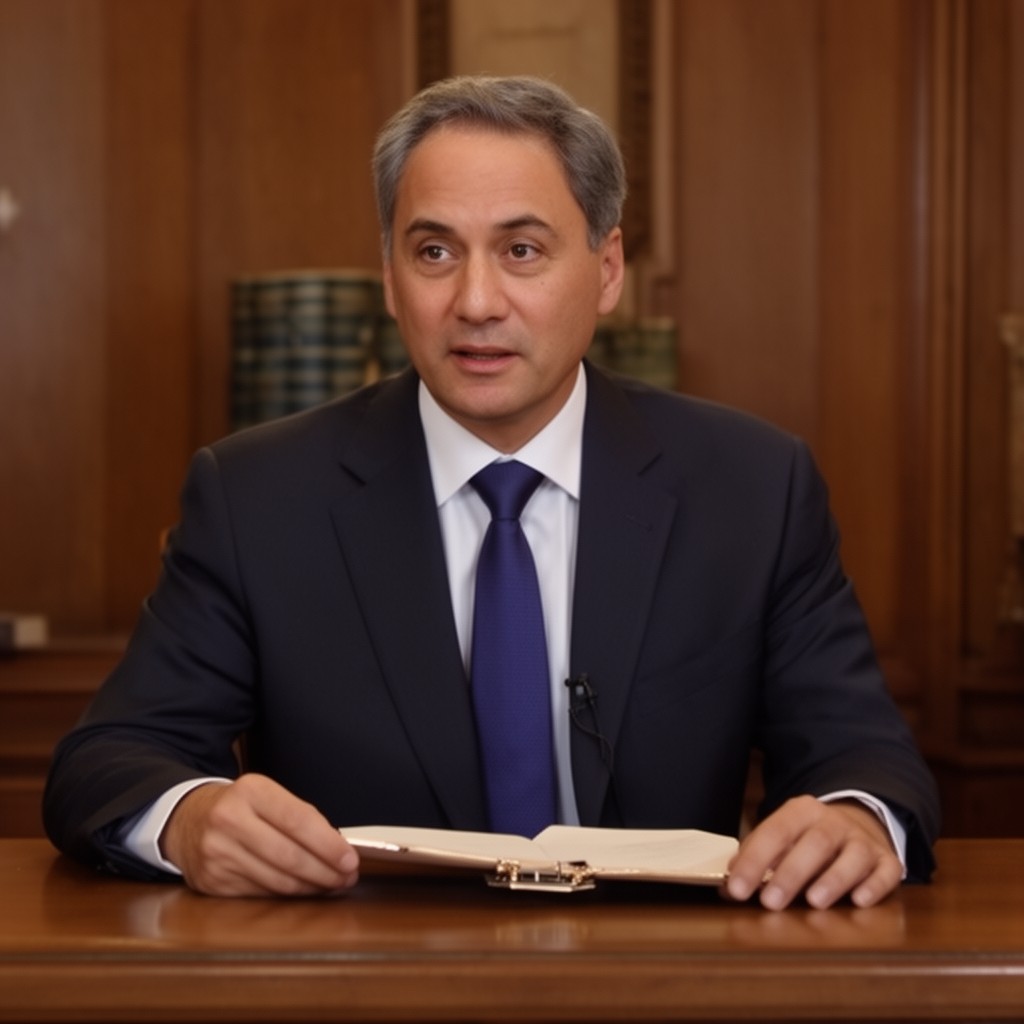 AI-generated illustration of Chief Justice
