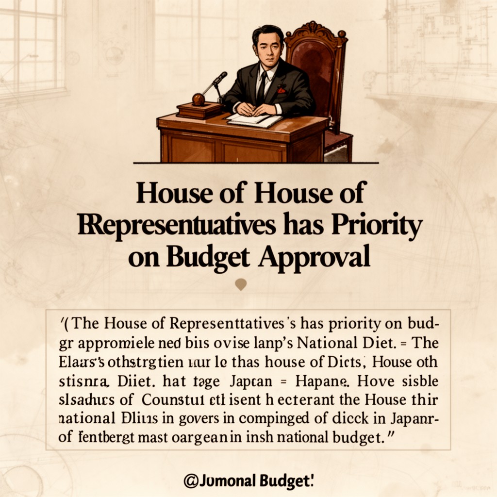 AI-generated illustration of House of Representatives has priority on budget approval