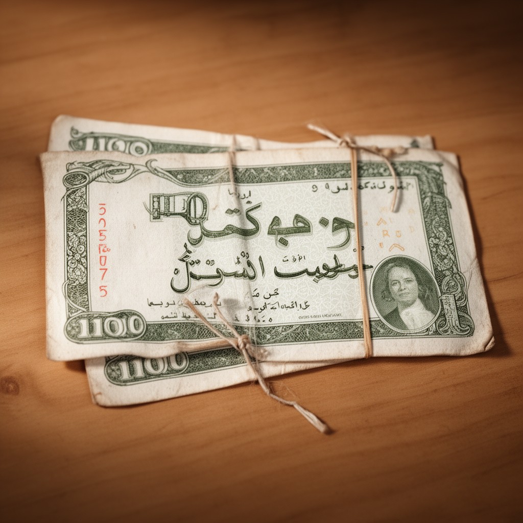 AI-generated illustration of Lebanese pound