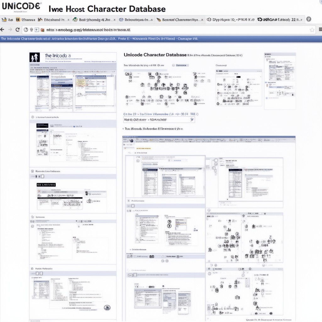AI-generated illustration of Unicode Character Database