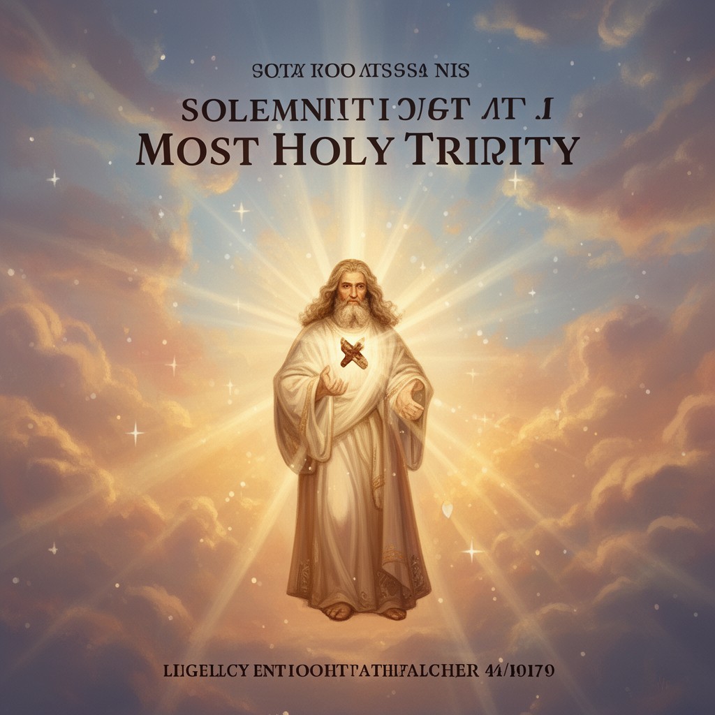 AI-generated illustration of Solemnity of the Most Holy Trinity