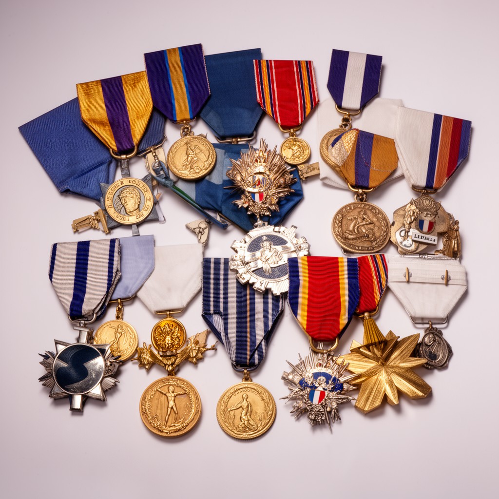 AI-generated illustration of French national orders