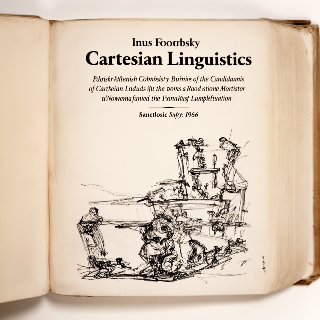 AI-generated illustration of Cartesian Linguistics