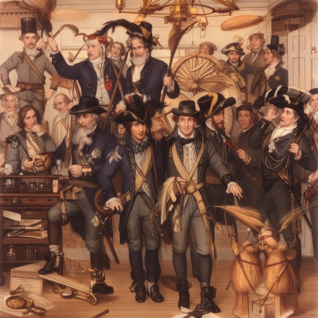 AI-generated illustration of North Carolina Sons of Liberty