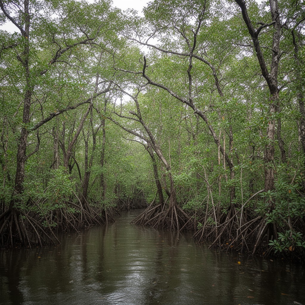 AI-generated illustration of Sundarbans
