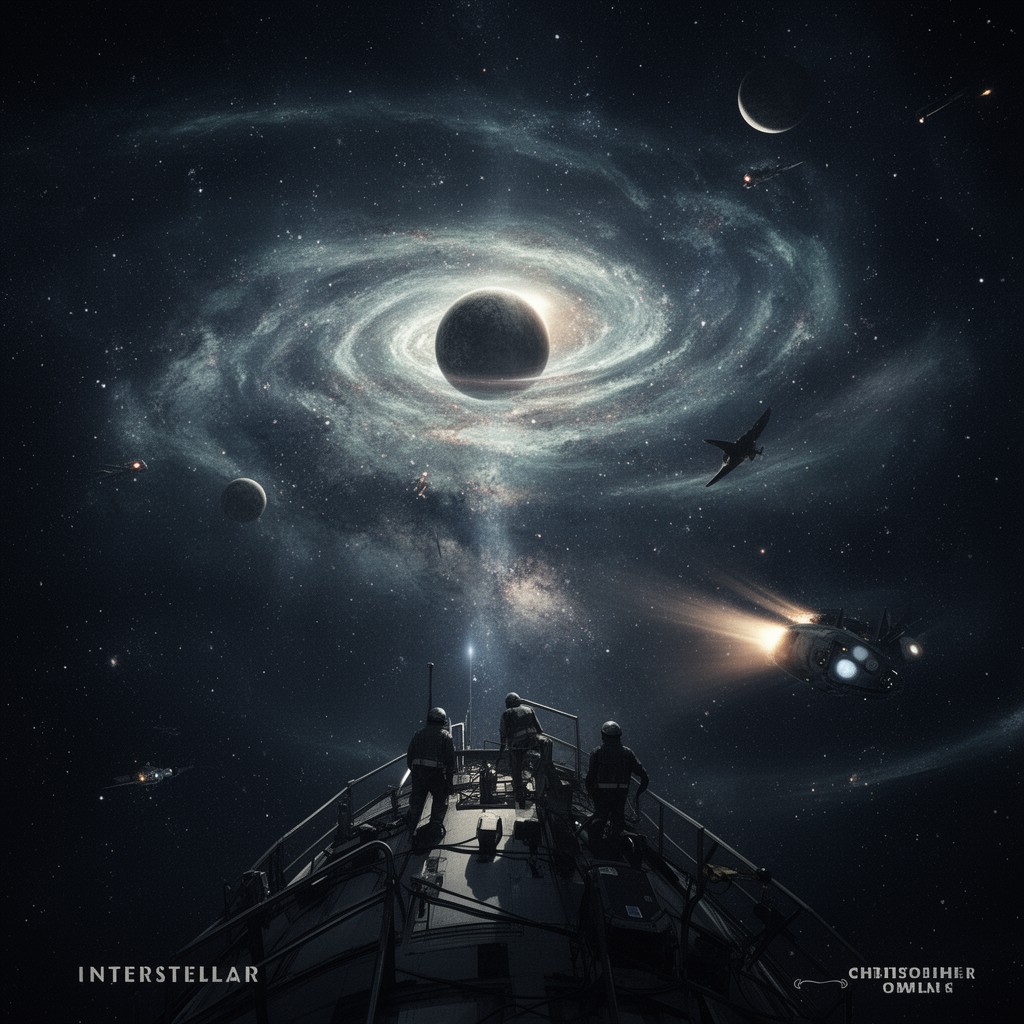AI-generated illustration of Interstellar