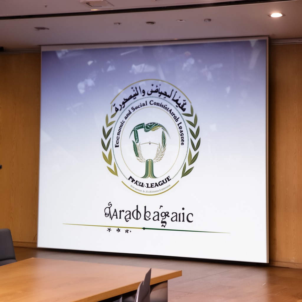 AI-generated illustration of Economic and Social Council of the Arab League