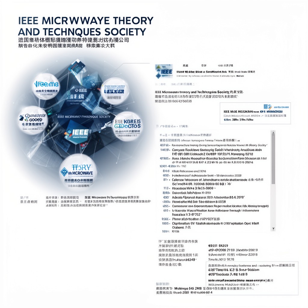 AI-generated illustration of IEEE Microwave Theory and Techniques Society