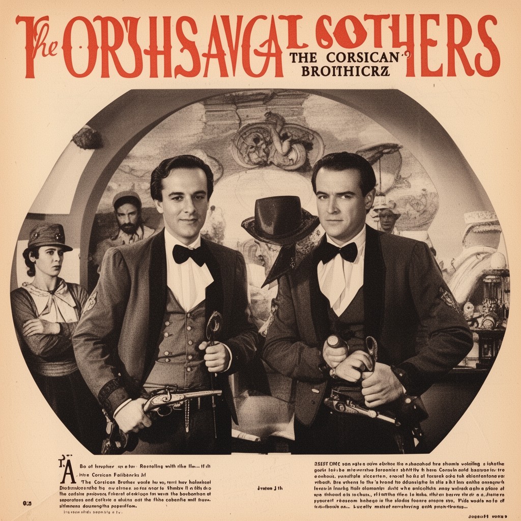 AI-generated illustration of The Corsican Brothers