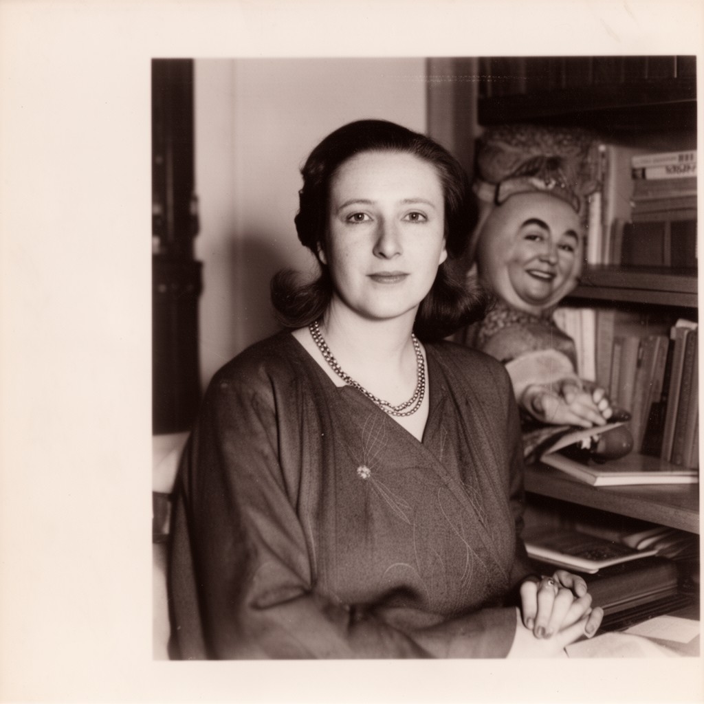 AI-generated illustration of Blanche Knopf