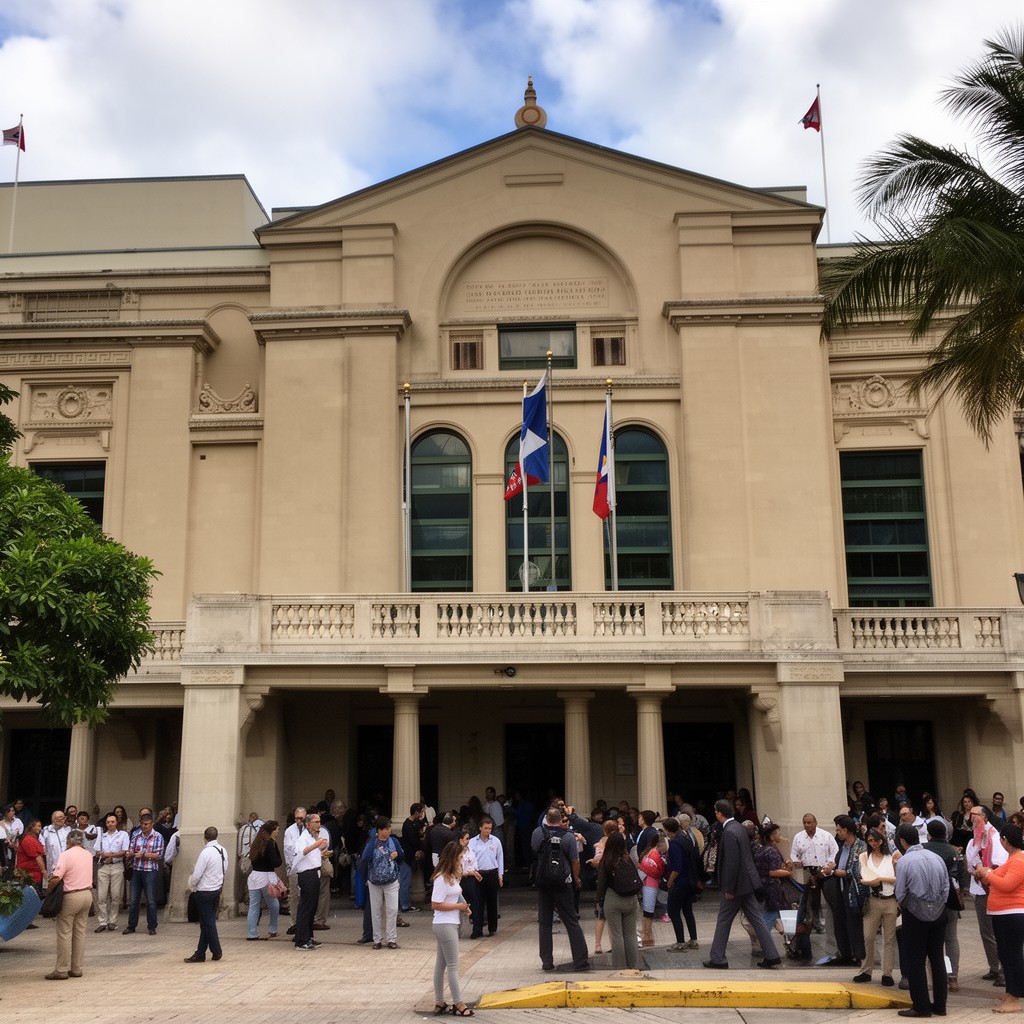 AI-generated illustration of Judicial Branch of Puerto Rico