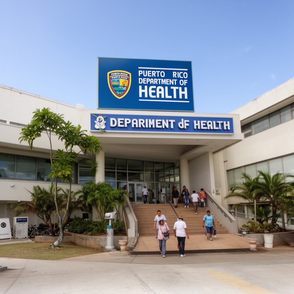 AI-generated illustration of Puerto Rico Department of Health