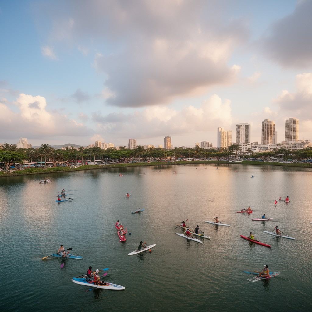 AI-generated illustration of Laguna del Condado