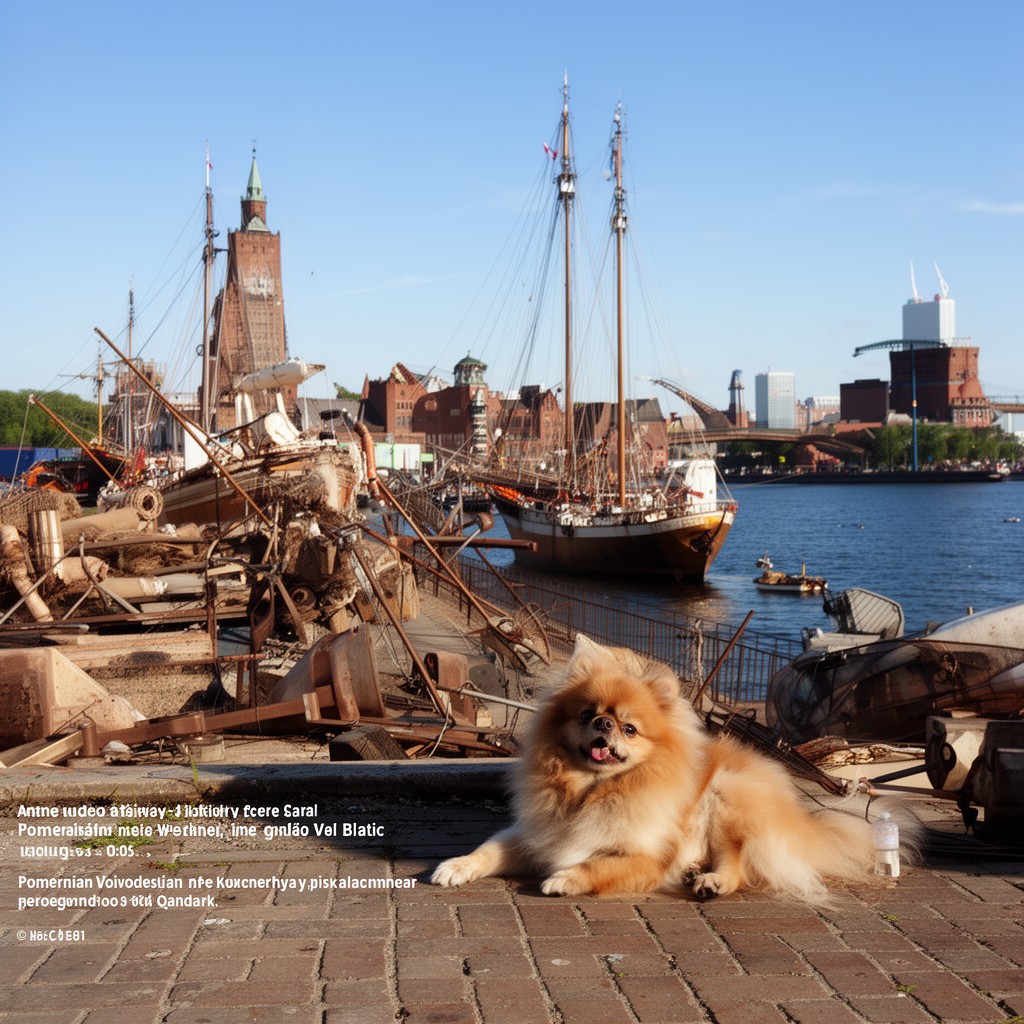 AI-generated illustration of Pomeranian Voivodeship