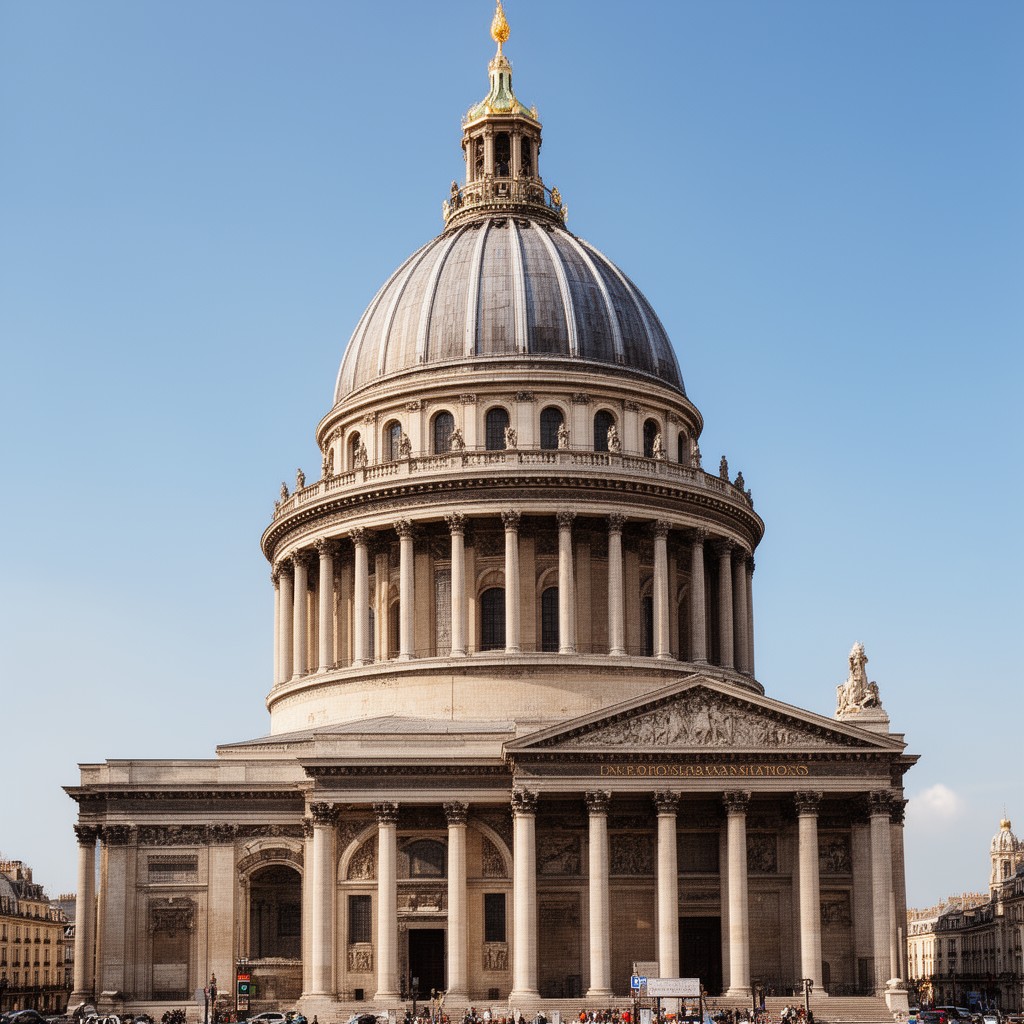 AI-generated illustration of Panthéon, Paris