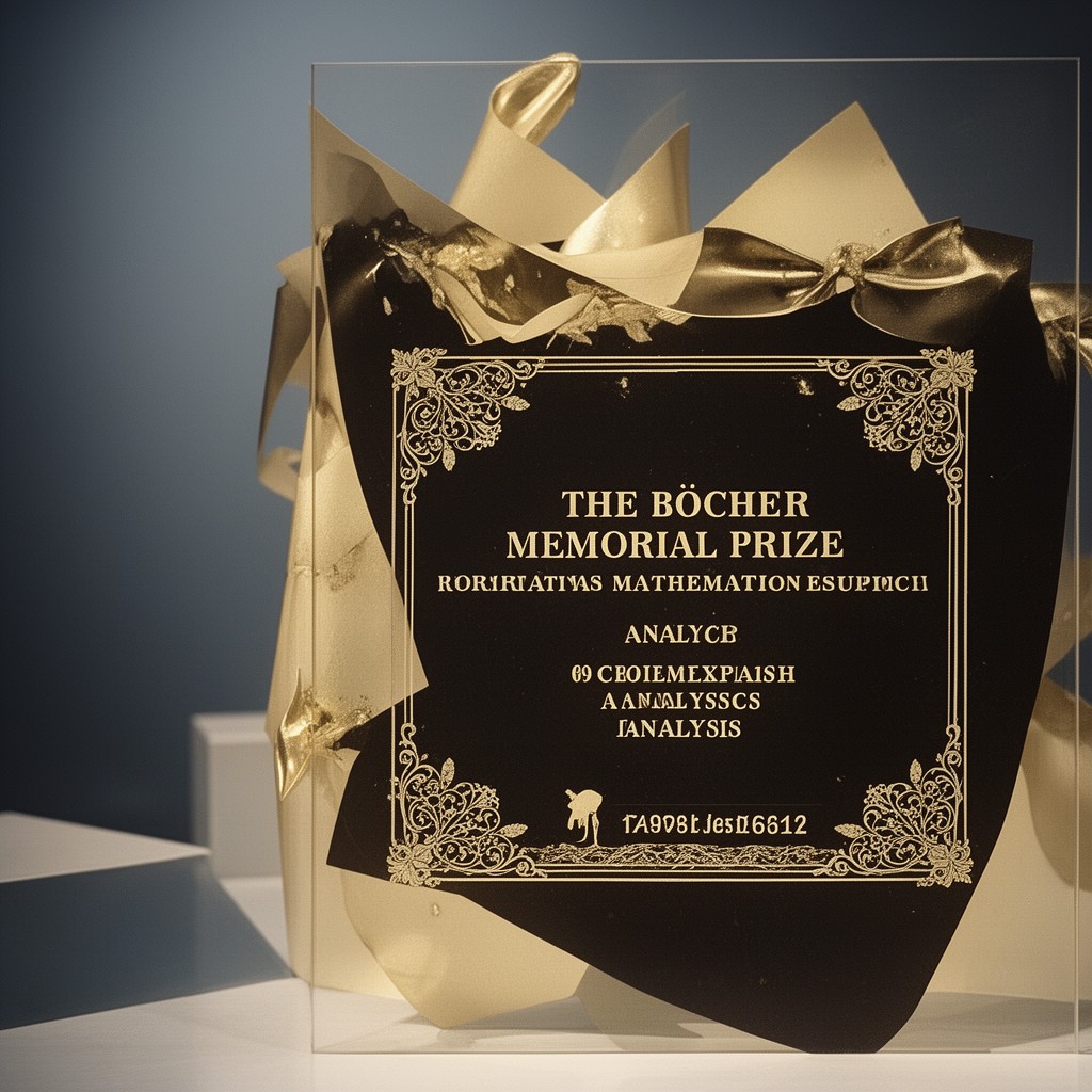 AI-generated illustration of Bôcher Memorial Prize