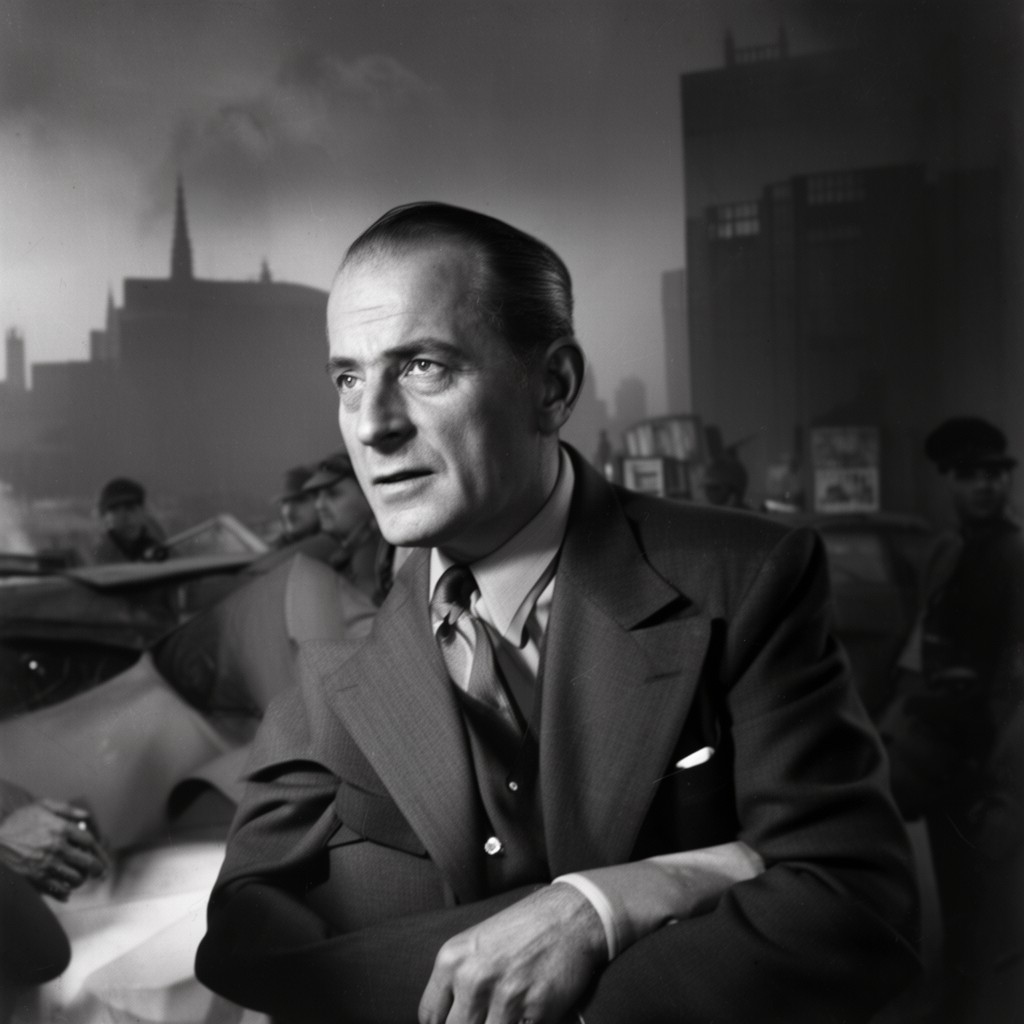 AI-generated illustration of William J. Donovan
