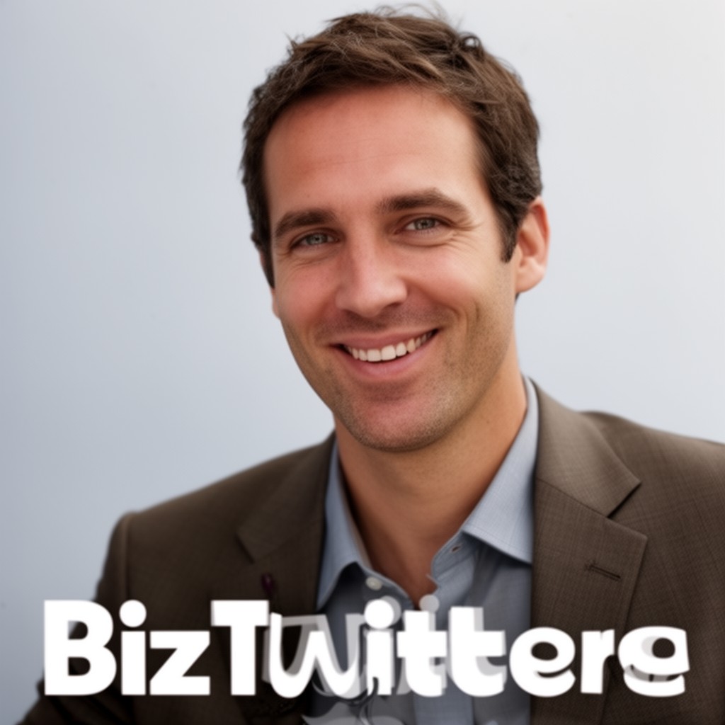 AI-generated illustration of Biz Stone