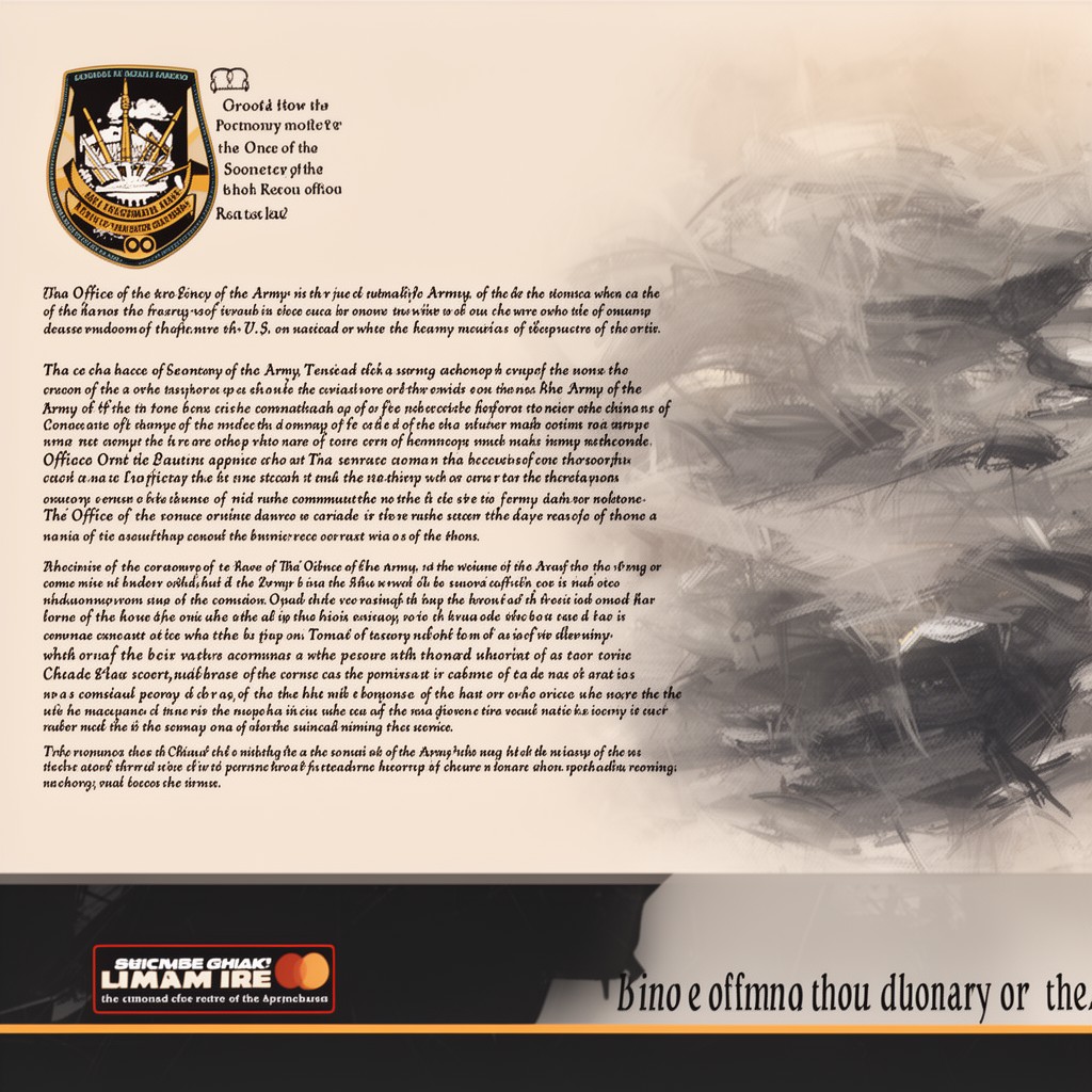 AI-generated illustration of Office of the Secretary of the Army
