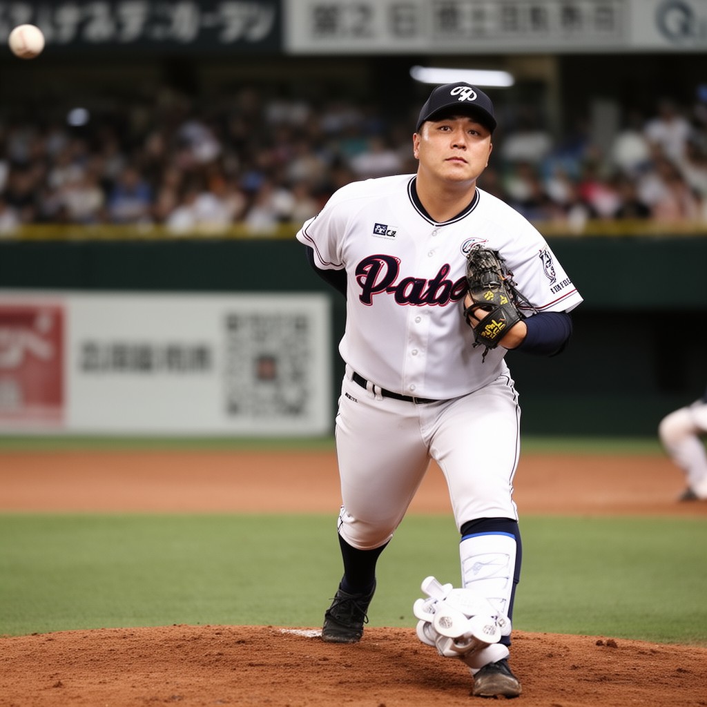 AI-generated illustration of Nippon Professional Baseball