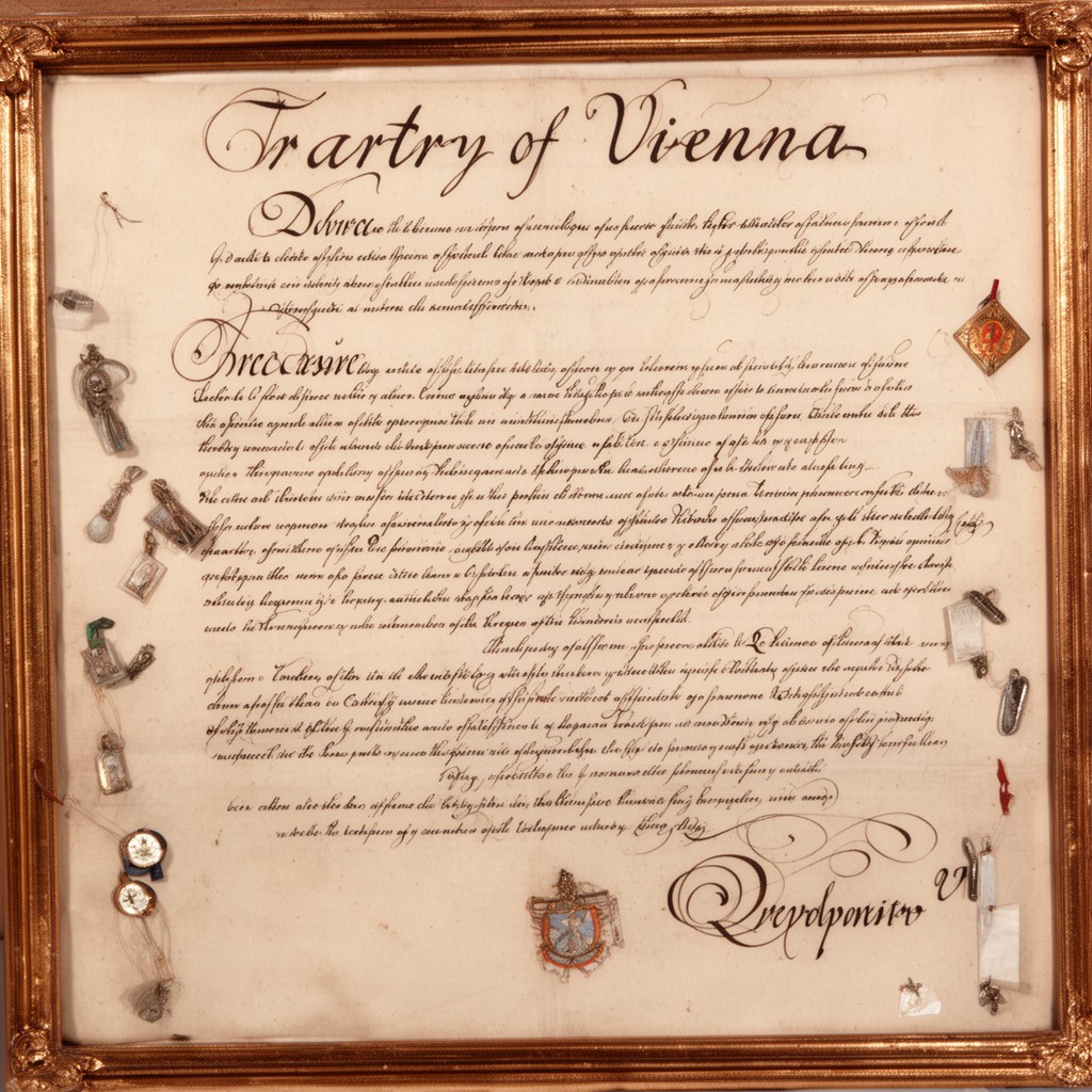 AI-generated illustration of Treaty of Vienna (1731)