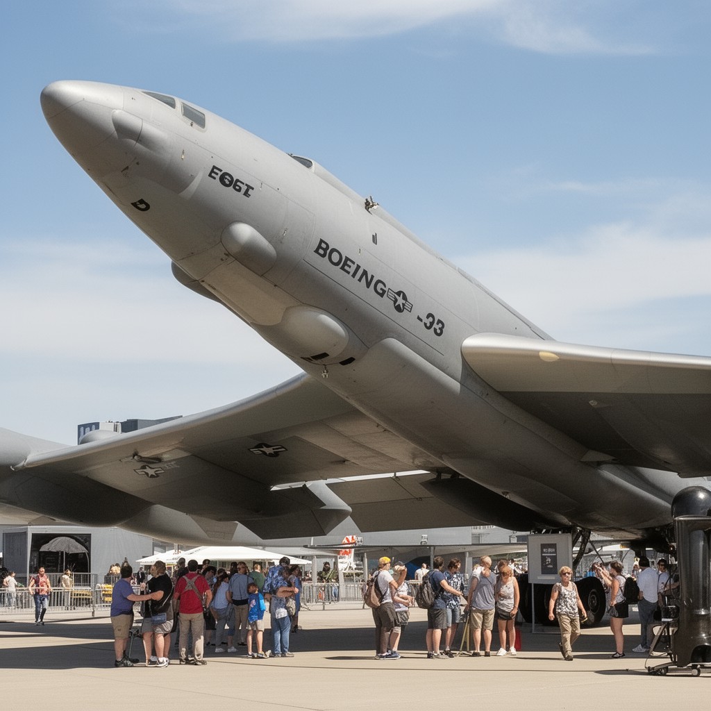 AI-generated illustration of Boeing B-52 Stratofortress