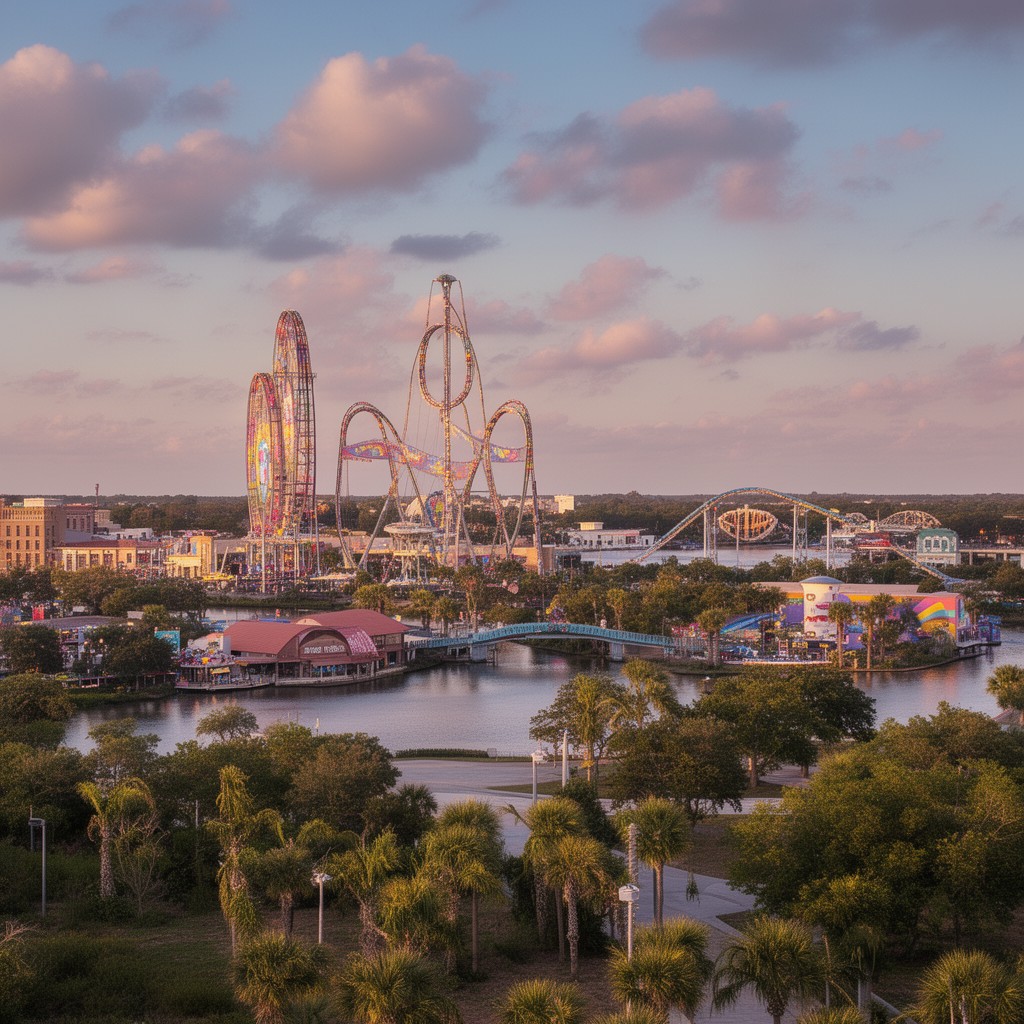 AI-generated illustration of Kissimmee, Florida