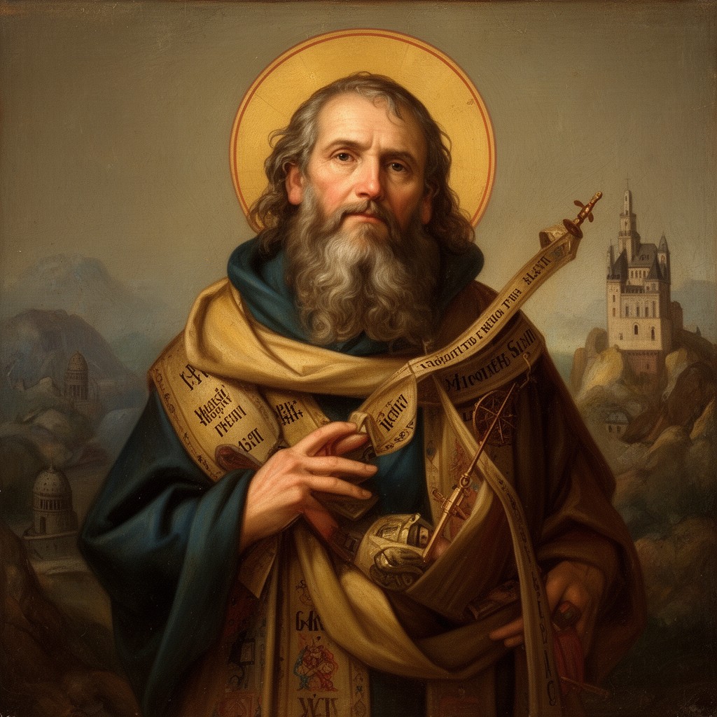 AI-generated illustration of Saint Methodius