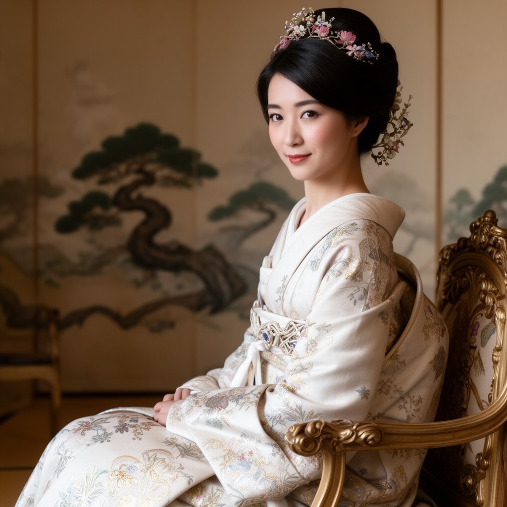AI-generated illustration of Empress of Japan