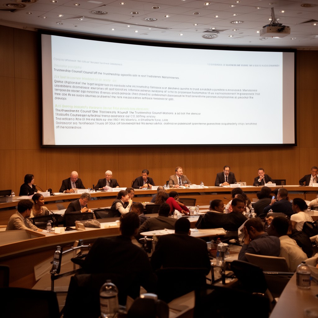AI-generated illustration of Trusteeship Council
