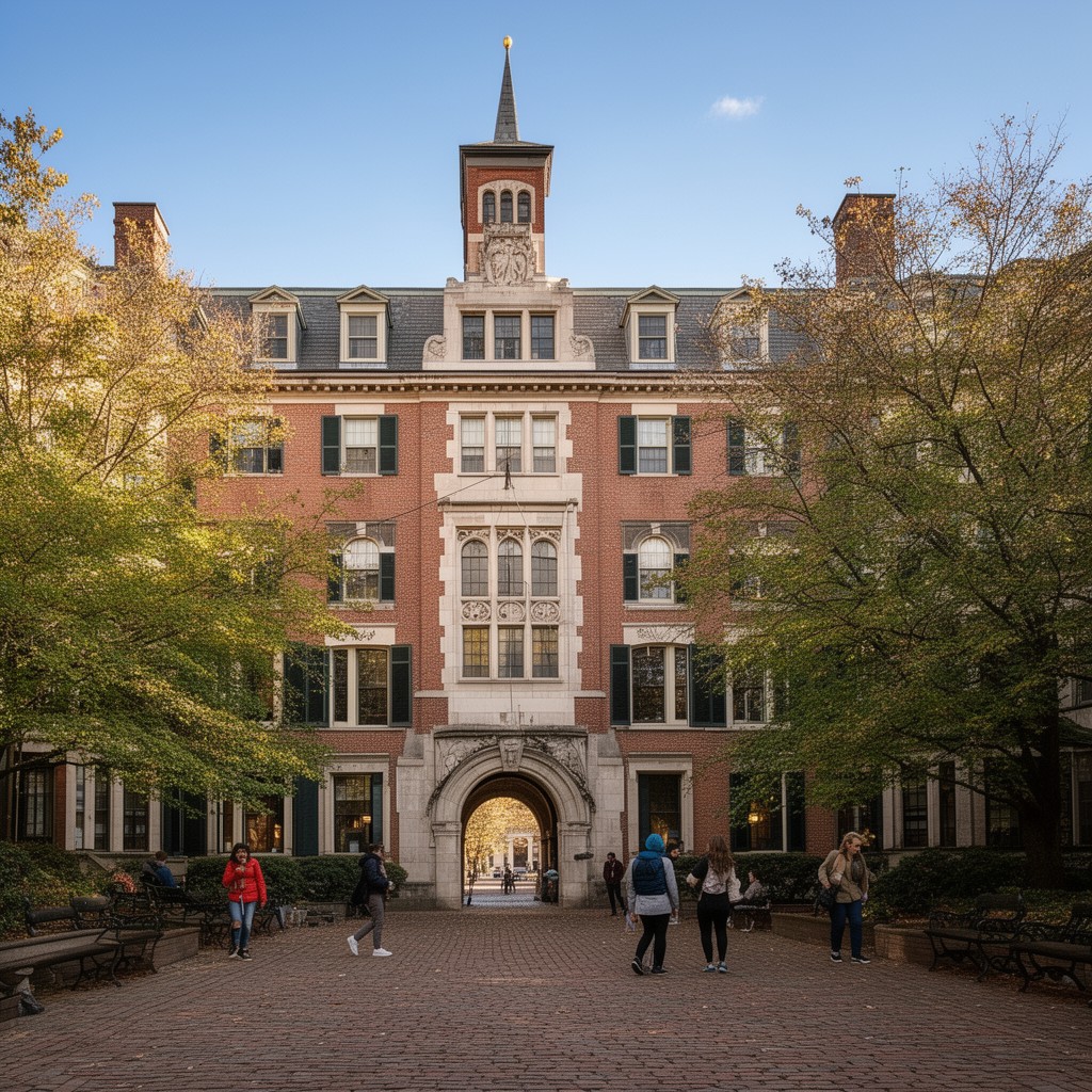 AI-generated illustration of Bingham Hall
