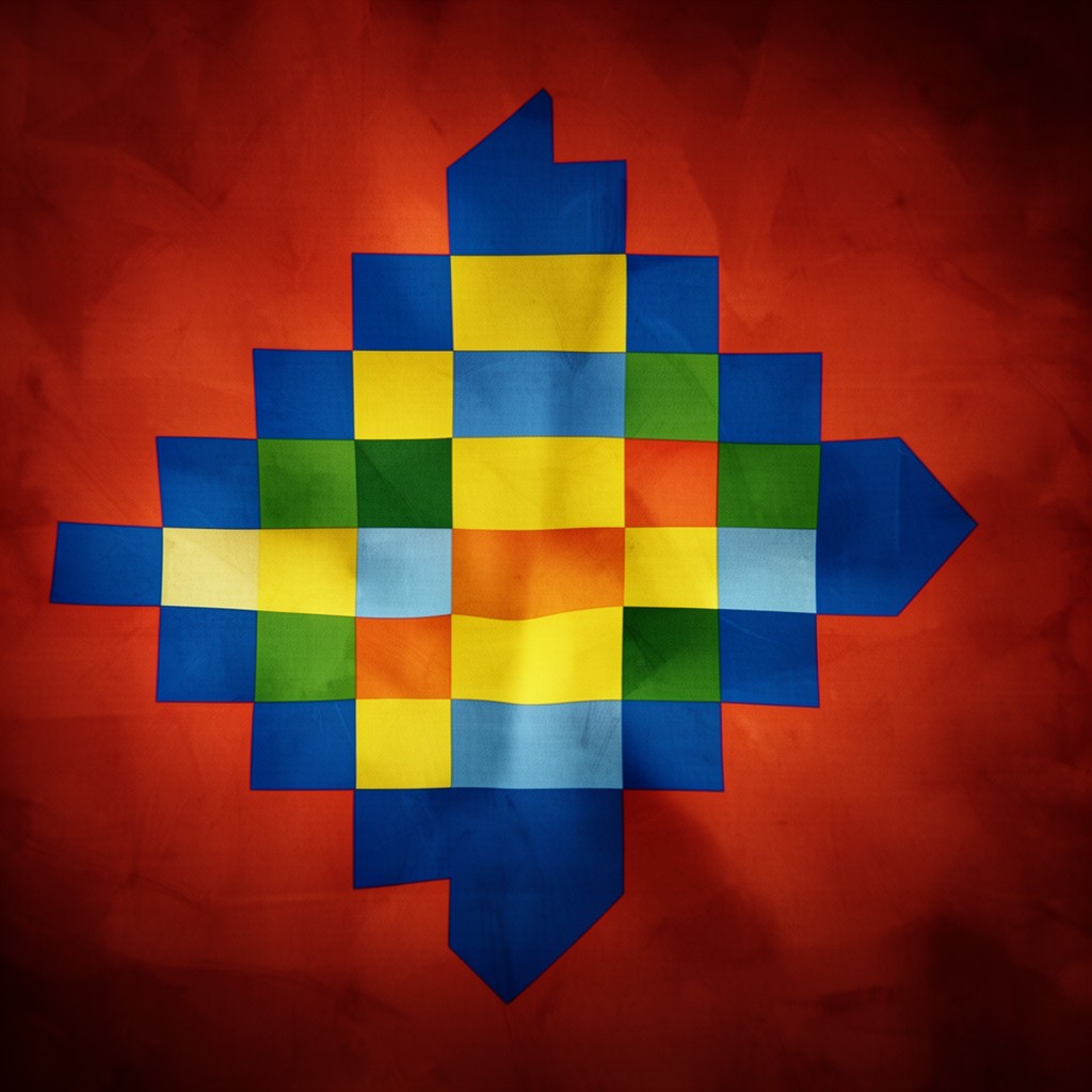 AI-generated illustration of Wiphala