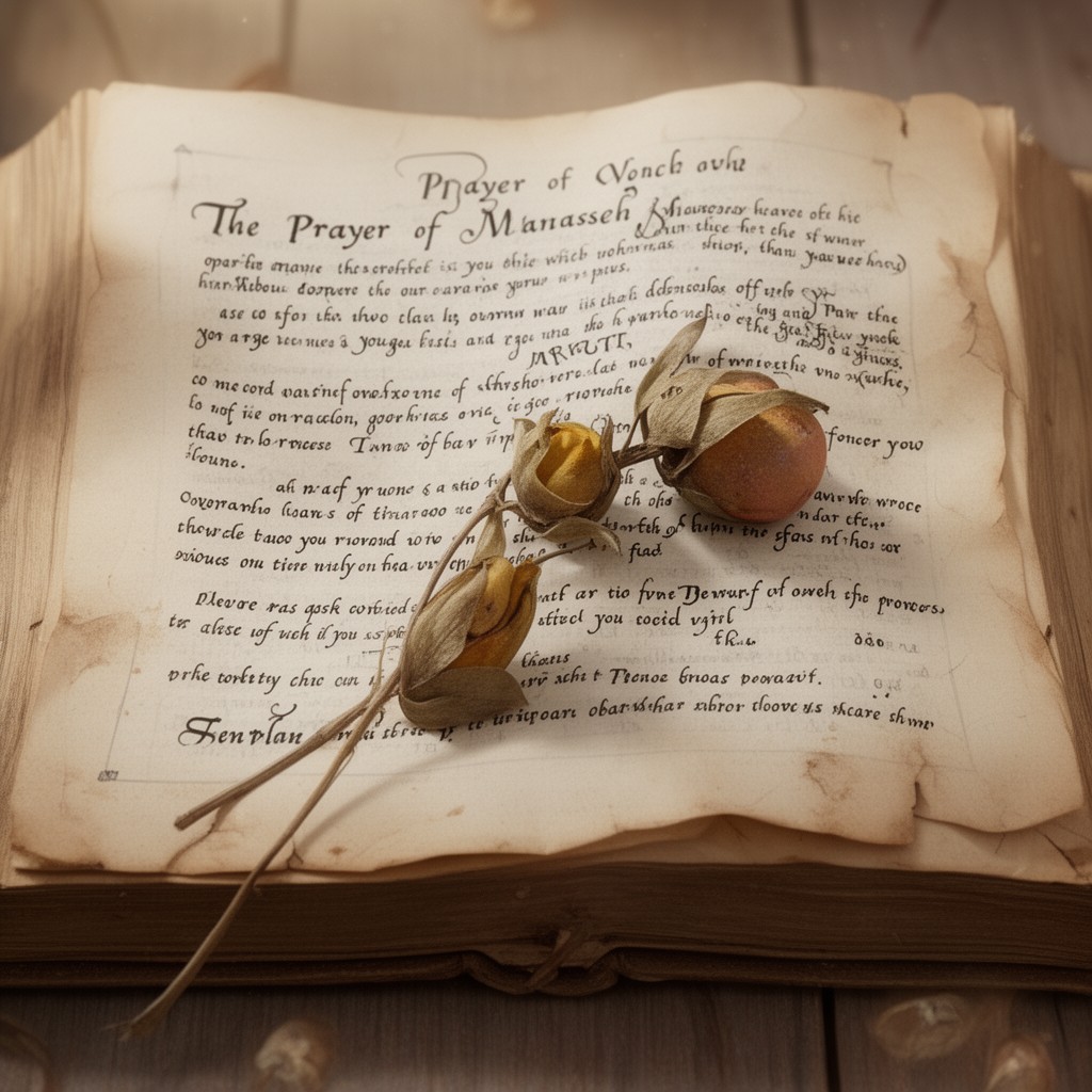 AI-generated illustration of Prayer of Manasseh