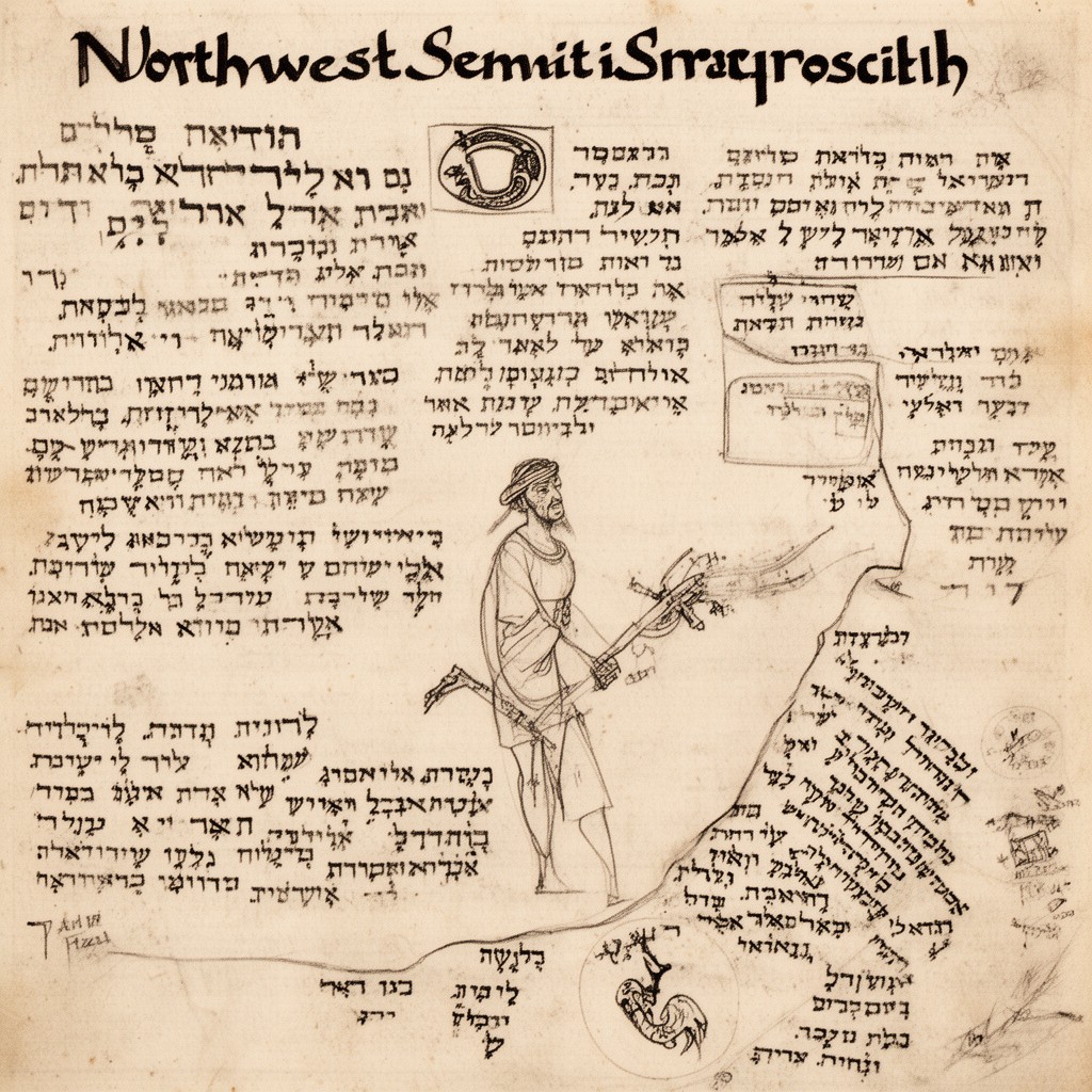 AI-generated illustration of Northwest Semitic