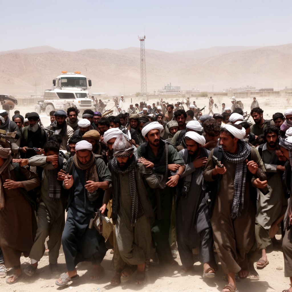 AI-generated illustration of Taliban